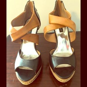 Black and Tan 4” heels